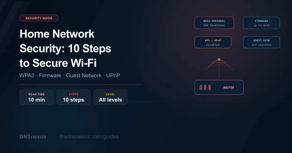 Home Network Security: 10 Steps to Secure Wi-Fi | DNSnexus
